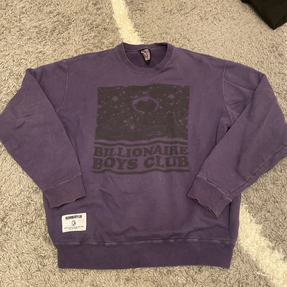 Billionaire Boys Club purple crew neck